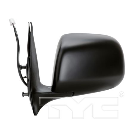 Left Mirror outside rear view power remote; black - paint to match - TOYOTA TACOMA 2005-2011