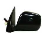 Left Mirror outside rear view HYBRID; heated; w/power; Black (Code 202) - TOYOTA HIGHLANDER 2006-2007