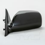 Left Mirror outside rear view black; code 202; non-heated; USA built - TOYOTA CAMRY 2007-2011