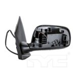 Left Mirror outside rear view 4dr sedan; w/power - TOYOTA YARIS 2007-2012