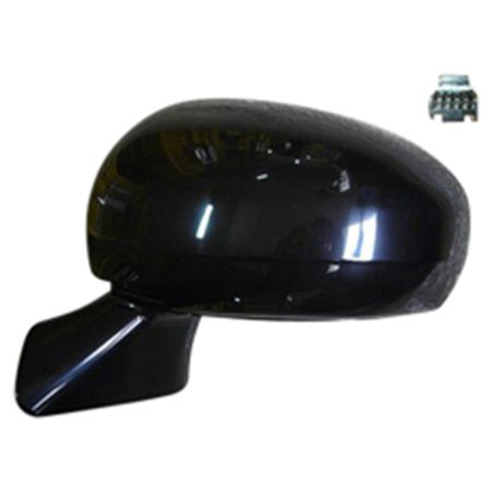 Left Mirror outside rear view Power; Heated; Black; (Code 202); PTM - TOYOTA VENZA 2009-2012
