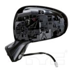 Left Mirror outside rear view Type G|S; Power; Heated; Foldaway; w/o Signal Lamps; PTM - TOYOTA PRIUS 2010-2015