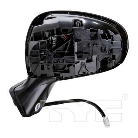 Left Mirror outside rear view Type G|S; Power; Heated; Foldaway; w/o Signal Lamps; PTM - TOYOTA PRIUS 2010-2015
