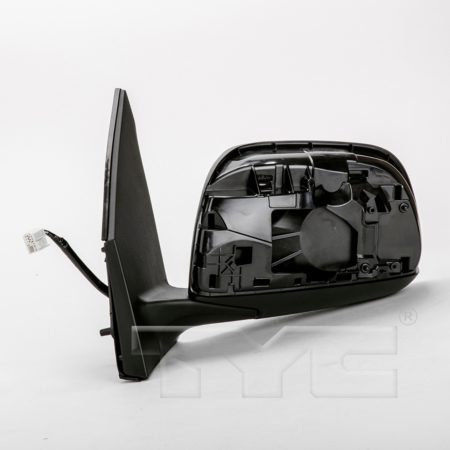 Left Mirror outside rear view USA Built; Power; w/o Signal Lamp; w/Cover; Textured - TOYOTA RAV4 2009-2012