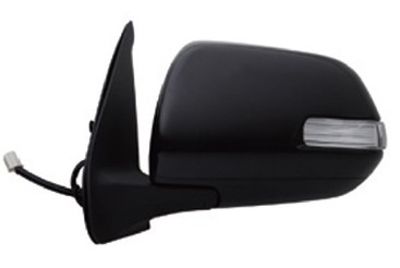 Left Mirror outside rear view Power; w/o Signal Lamp; w/Cover; Textured - TOYOTA TACOMA 2012-2012