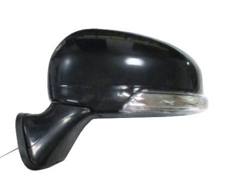 Left Mirror outside rear view Power; Heated; w/Signal Lamp; w/Cover; PTM - TOYOTA PRIUS 2015-2015
