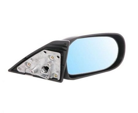 Right Mirror outside rear view 4dr sedan; manual non-folding; matte black - TOYOTA TERCEL 1991-1994