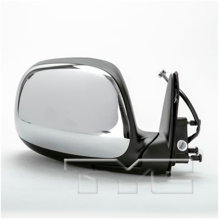 Right Mirror outside rear view SR5; REGULAR CAB|ACCESS CAB; Power; Heated; Chrome - TOYOTA TUNDRA 2000-2004