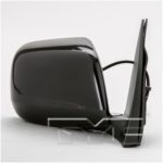 Right Mirror outside rear view HYBRID; heated; w/power; Black (Code 202) - TOYOTA HIGHLANDER 2006-2007