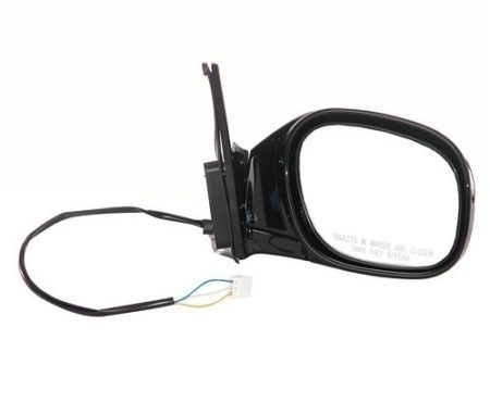 Right Mirror outside rear view black; w/4 door; w/power - TOYOTA RAV4 1998-2000