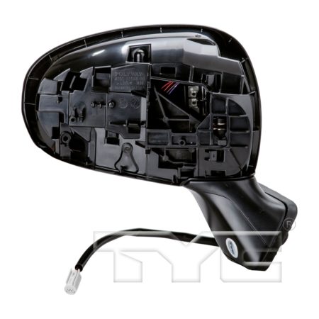 Right Mirror outside rear view Type G|S; Power; Heated; Foldaway; w/o Signal Lamps; PTM - TOYOTA PRIUS 2010-2015