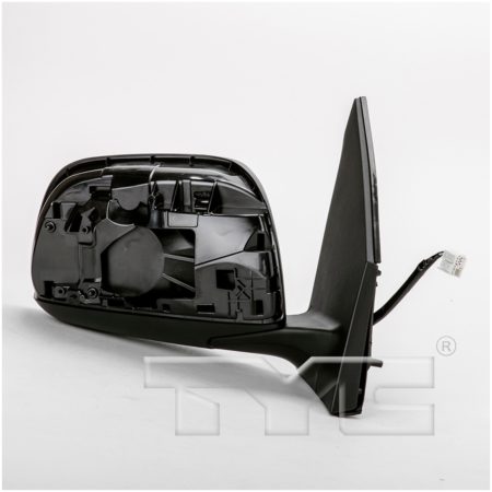 Right Mirror outside rear view USA Built; Power; w/o Signal Lamp; w/Cover; Textured - TOYOTA RAV4 2009-2012
