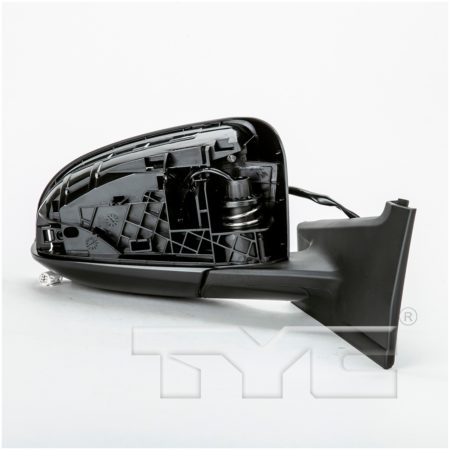 Right Mirror outside rear view Power; Non-Heated; Black; w/Cover - TOYOTA YARIS 2012-2012