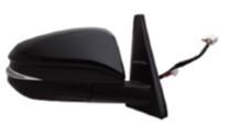 Right Mirror outside rear view w/o Side Signal Lamps; w/Cover; PTM - TOYOTA 4RUNNER 2014-2014