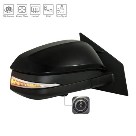 Right Mirror Outside Rear View North America Built; W/Signal Lamp; W/Bsd; W/Camera; 11 Pin; Ptm - TOYOTA RAV4 2016-2018