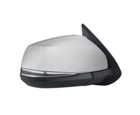 Right Mirror outside rear view w/Blind Spot Detection; w/Signal Lamps; w/Cover; Chrome - TOYOTA TACOMA 2016-2021
