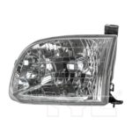 Left Headlamp assy composite STANDARD CAB - TOYOTA TUNDRA 2000-2004