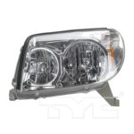 Left Headlamp assy composite includes park/marker lamps; w/bright bezel - TOYOTA 4RUNNER 2003-2005