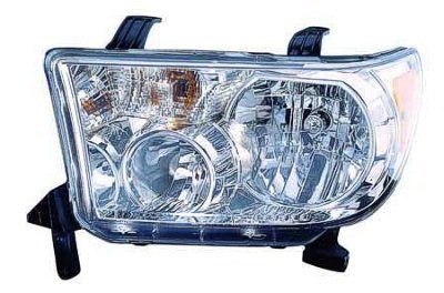 Left Headlamp assy composite w/Level Adjuster - TOYOTA TUNDRA 2009-2013