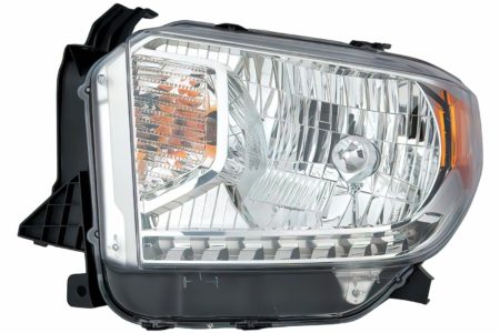 Left Headlamp Assy Composite Sr/Sr5/Limited; Halogen; W/O Level Adjuster - TOYOTA TUNDRA 2014-2015