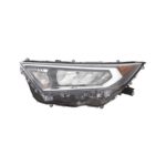 Left Headlamp Assy Composite Adventure/Limited/Trail/Trd/Xle/Xle Premium; Na Built; Chrome Bezel - TOYOTA RAV4 2019-2021