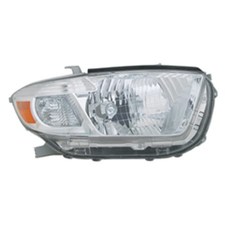 Right Headlamp Assy Composite base/limited model; Japan Built - TOYOTA HIGHLANDER 2008-2010