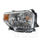 Right Headlamp assy composite SR|SR5|LIMITED; Halogen; w/o Level Adjuster - TOYOTA TUNDRA 2014-2015