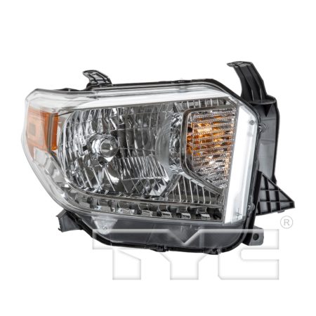 Right Headlamp assy composite SR|SR5|LIMITED; Halogen; w/Level Adjuster - TOYOTA TUNDRA 2014-2017