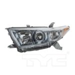 Left Headlamp lens/housing HYBRID - TOYOTA HIGHLANDER 2011-2013