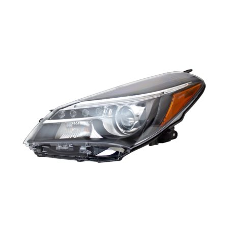 Left Headlamp lens/housing Projector Type; w/LED DRL - TOYOTA YARIS 2015-2017