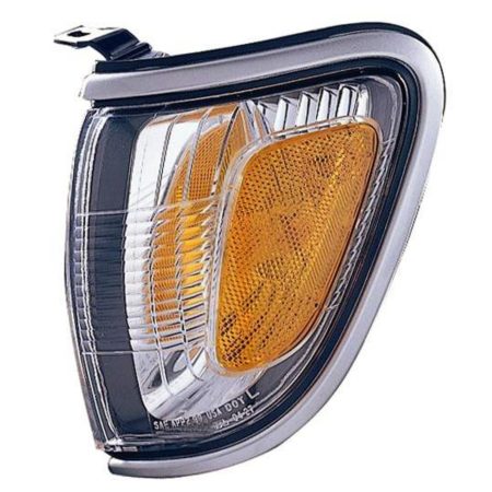 Left Parklamp assy park/marker combo; w/Lunar Mist Silver Pearl bezel (paint code 1C8) - TOYOTA TACOMA 2001-2004