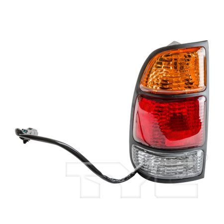 Left Taillamp assy REGULAR CAB|ACCESS CAB; Std Bed; Amber/Red/Clear Lens - TOYOTA TUNDRA 2000-2006
