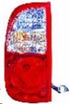 Left Taillamp assy w/Regular & Access Cab; w/standard bed; Clear/Red Lens - TOYOTA TUNDRA 2005-2006