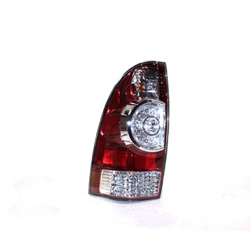Left Taillamp assy LED Type; w/Wiring Harness; Clear Center Lens - TOYOTA TACOMA 2012-2015