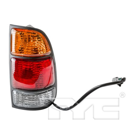 Right Taillamp assy REGULAR CAB|ACCESS CAB; Std Bed; Amber/Red/Clear Lens - TOYOTA TUNDRA 2000-2006