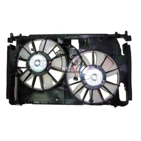 Radiator cooling fan assy 3.5L; w/o Towing Pkg; Motor/Blade/Shroud Assy - TOYOTA RAV4 2006-2011