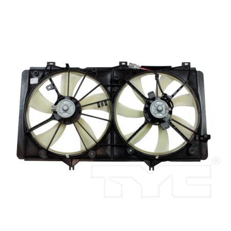 Radiator cooling fan assy 4 Cyl; A/T; w/o Towing Pkg; Motor/Blade/Shroud Dual Fan Assy - TOYOTA VENZA 2009-2015