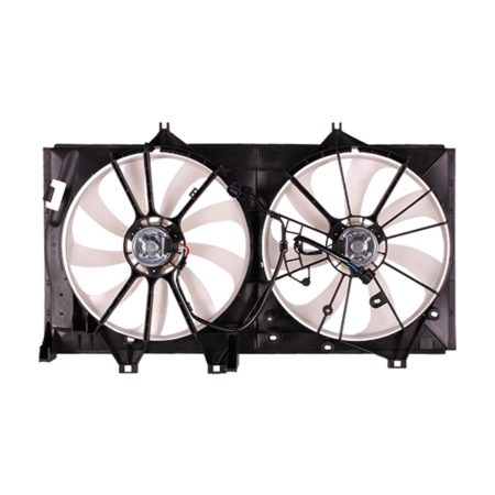 Radiator cooling fan assy 3.5L; Motor/Blade/Shroud Dual Fan Assy - TOYOTA CAMRY 2012-2012