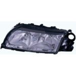 Left Headlamp assy composite halogen; w/o inegral park lamp bulb - VOLVO S80 1999-2003