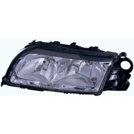 Left Headlamp assy composite halogen; w/o inegral park lamp bulb - VOLVO S80 1999-2003