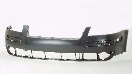 Front bumper cover late design; w/o headlamp washer; prime - VOLKSWAGEN PASSAT 2001-2005