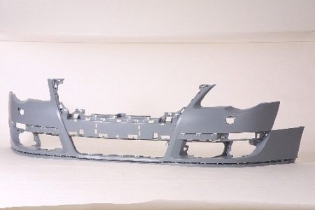 Front bumper cover w/o park sensor; w/headlamp washer; prime - VOLKSWAGEN PASSAT 2006-2010
