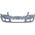 Front Bumper Cover W/O Park Sensor; W/O Headlamp Washer; Primed - VOLKSWAGEN PASSAT 2006-2010