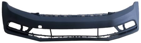 Front bumper cover Exc GLI; w/o Headlamp Washer; w/o Parking Assist; prime - VOLKSWAGEN JETTA 2015-2018