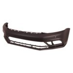 Front Bumper Cover Exc Gli; W/O Headlamp Washer; W/Parking Assist; Primed - VOLKSWAGEN JETTA 2015-2018