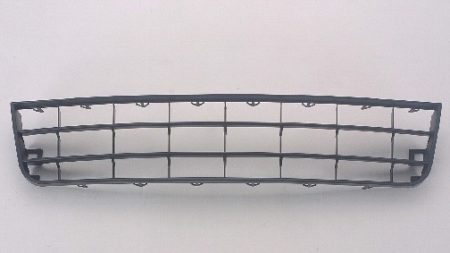 Front bumper grille Center; Louvered - VOLKSWAGEN RABBIT 2006-2009