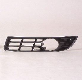 Left Front bumper insert Lower Outer Bumper Grille; w/Fog Lamps - VOLKSWAGEN PASSAT 2006-2010