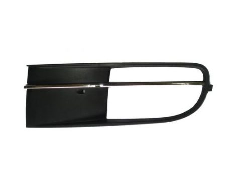 Left Front bumper insert Fog Lamp Bezel Assy; w/Fog Lamps; Chrome/Black - VOLKSWAGEN BEETLE 2012-2016