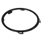 Left Front bumper insert Fog Lamp Ring Bezel; w/Fog Lamps; Black - VOLKSWAGEN GOLF 2010-2014