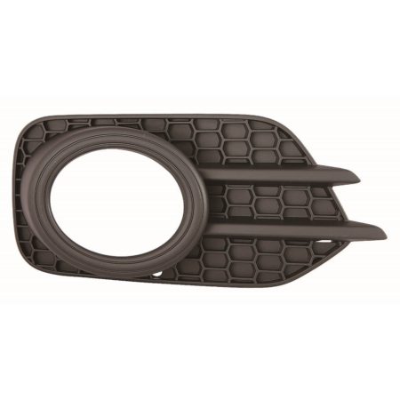 Right Front bumper insert Fog Lamp Bezel; w/Fog Lamps; w/Chrome Ring - VOLKSWAGEN TIGUAN LIMITED 2017-2018